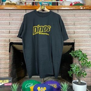 Vintage Y2K Nike University of Calgary Dinos Basketball Tee Size XL